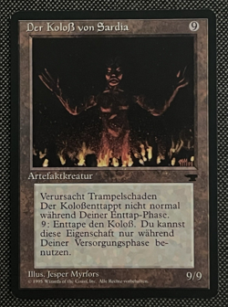 LP MTG Colossus of Sardia German Renaissance Der KoloB von Sardia Magic - Image 1
