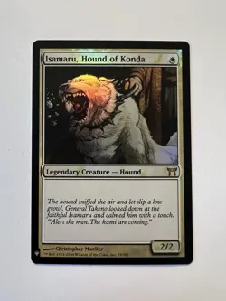 Isamaru, Hound of Konda - FOIL - MTG The List: Champions of Kamigawa - NM - Image 1