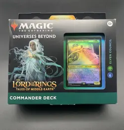 Magic the Gathering: Lord of the Rings Elven Council Commander Deck Sealed NEW! - Image 1