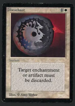 ***Beta Disenchant*** MTG Beta Magic Kid Icarus - Image 1