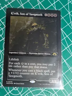 K'rrik, Son of Yawgmoth (Foil Etched) Modern Horizons 3 Foil NM - Image 1