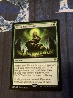 Green Sun's Zenith Eternal Masters Regular Near Mint Magic Card - Image 1