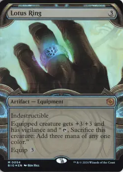 Lotus Ring (Showcase) Foil Outlaws of Thunder Junction: The Big Score #54 MTG - Image 1