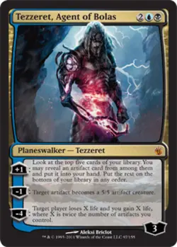 Tezzeret, Agent of Bolas LP, Japanese MTG Mirrodin Besieged - Image 1