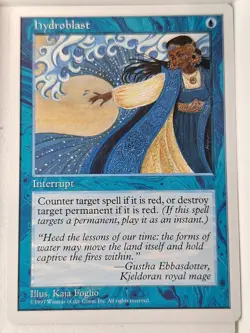 Hydroblast - 5th Edition Core Set - Magic the Gathering MTG Nice! - Image 1