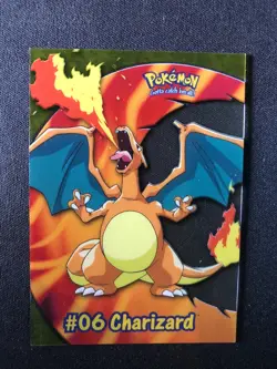 #06 Charizard Topps TV Animation Pokemon Pokemon Card 2000 PC3 - Image 1