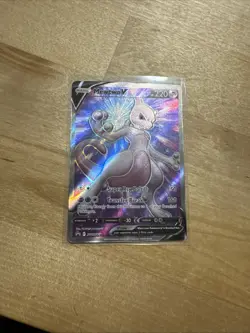 Pokemon TCG Mewtwo V SWSH Black Star Promos SWSH229 Holo Promo - Image 1