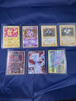 Heavy Played Pokemon Card Lot Reshiram Legendary Treasures Ancient Mew - Image 1