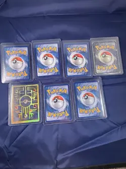 Heavy Played Pokemon Card Lot Reshiram Legendary Treasures Ancient Mew - Image 2