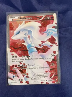 Heavy Played Pokemon Card Lot Reshiram Legendary Treasures Ancient Mew - Image 5