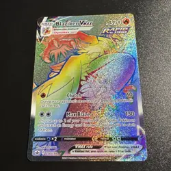 Blaziken VMAX Rainbow Secret Rare 200/198 Chilling Reign Pokemon - Image 1