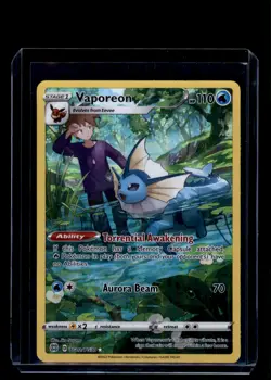 Pokemon Vaporeon #TG02/TG30 Ultra Rare SWSH09: Brilliant Stars Trainer Gallery - Image 1