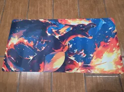 New Pokemon Charizard Anime Game TCG play mat mouse pad 23.6"x11.8" - Image 1