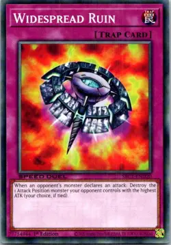 Widespread Ruin #SBC1-END20 Yugioh Near Mint or Better - Image 1