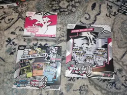 Pokemon TCG White Flare Elite Trainer Box, Binder, & Poster Collection - Sealed! - Image 1
