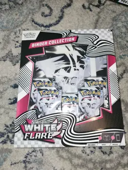 Pokemon TCG White Flare Elite Trainer Box, Binder, & Poster Collection - Sealed! - Image 4