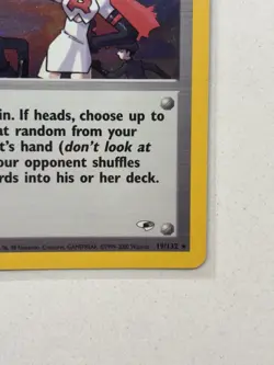 The Rocket’s Trap Holo Pokemon Gym Heroes 19/132 - Image 5