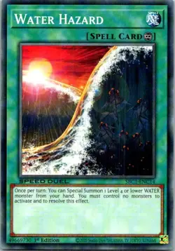 Water Hazard #SBC1-ENC14 Yugioh Near Mint or Better - Image 1