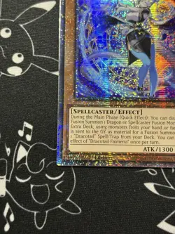 Dracotail Faimena JUSH-EN002 Starlight Rare 1st Ed YuGiOh Card - Image 5