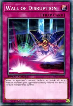 Wall of Disruption #SBC1-ENI33 Yugioh Near Mint or Better - Image 1