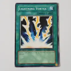Lightning Vortex - YSDJ-EN029 - DMG - Common - 1st ed - Yugioh - Image 1