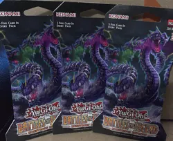 Yu-Gi-Oh! TCG Battles Of Legend Monstrous Revenge Booster Packs NEW 3 Pcs Lot - Image 1