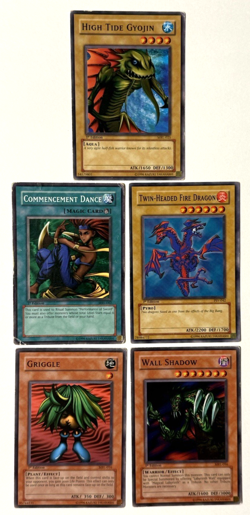 Vintage 1st Edition Yu-Gi-Oh TCG Card Lot - 5 Cards - MRL + PSV - Image 1