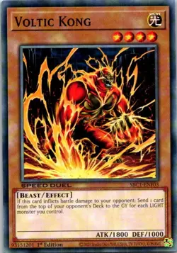 Voltic Kong #SBC1-ENF03 Yugioh Near Mint or Better - Image 1
