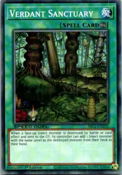 Verdant Sanctuary #SBC1-END15 Yugioh Near Mint or Better - Image 1
