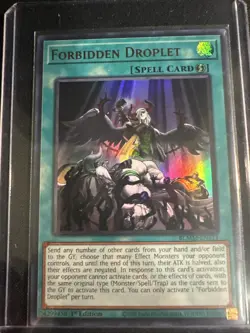 Yu-Gi-Oh! TCG Forbidden Droplet BLMM-EN171 Ultra Rare 1st Edition Near Mint Holo - Image 1