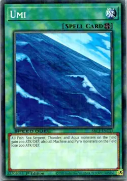 Umi #SBC1-ENC13 Yugioh Near Mint or Better - Image 1