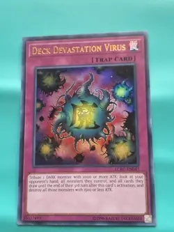 Yugioh - Deck Devastation Virus Ultra Rare 1st Edition LCKC-EN047 LP - Image 1