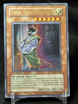 Enishi, Shein's Chancellor Yu-Gi-Oh Yugioh 1996 1st Edition GLAS-EN032 NM/M - Image 1