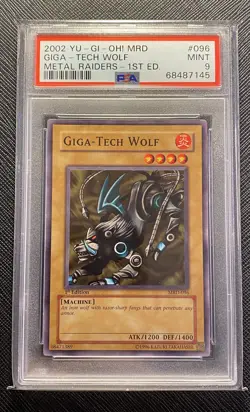 PSA 9 - GIGA-TECH WOLF - MRD-096 - 1ST EDITION - COMMON - 2002 - Yu-Gi-Oh! - Image 1
