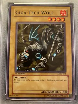PSA 9 - GIGA-TECH WOLF - MRD-096 - 1ST EDITION - COMMON - 2002 - Yu-Gi-Oh! - Image 2