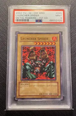 PSA 9 - LAUNCHER SPIDER - MRD-095 - 1ST EDITION - COMMON - 2002 - Yu-Gi-Oh - Image 1