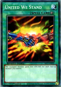 United We Stand #SBC1-ENB16 Yugioh Near Mint or Better - Image 1
