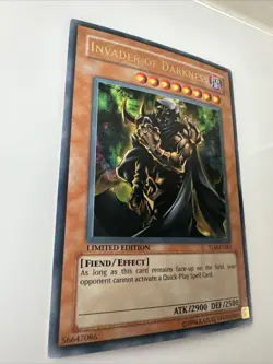 Yu-Gi-Oh Limited Edition Invader Of Darkness - TLM-ENSE1 Near Mint - Image 4