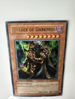 Yu-Gi-Oh Limited Edition Invader Of Darkness - TLM-ENSE1 Near Mint - Image 5
