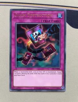 Yugioh Chain Destruction PSV-EN006 - Ultra Rare - Unlimited 25th Anniversary NM - Image 1