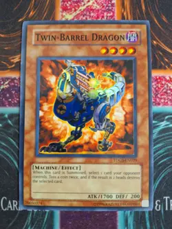 Yu-Gi-Oh! TCG Twin-Barrel Dragon TDGS-EN029 Super Rare Unlimited Near Mint - Image 1