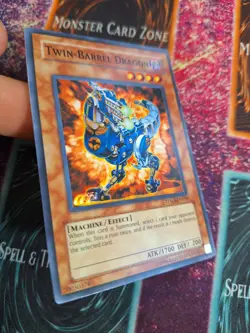 Yu-Gi-Oh! TCG Twin-Barrel Dragon TDGS-EN029 Super Rare Unlimited Near Mint - Image 2