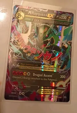 M Rayquaza EX 76/108 Full Art - Roaring Skies - Ultra Rare Holo Pokemon Card - Image 1