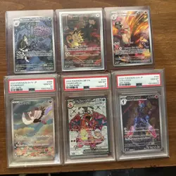 Pokemon Card Lot with SLABS! $450+ total value if PSA 10. READ - Image 1