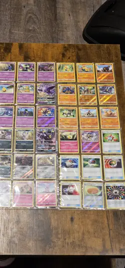 2017 Sun and Moon Base Set Pokemon Card Lot - 36 cards (ESPEON GX, UMBREON GX) - Image 2