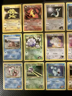 27 CARD LOT WOTC POKEMON CARDS GYM BASE SET NEO ROCKET NM+ VERY NICE CONDITION - Image 2