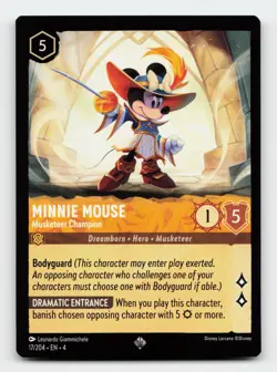 Minnie Mouse 17/204 Super Rare Ursula's Return Lorcana Card - Image 1