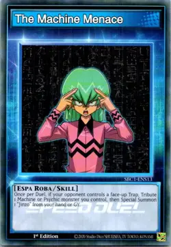The Machine Menace #SBC1-ENS13 Yugioh Near Mint or Better - Image 1