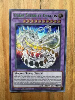 Cyber Eternity Dragon (Blue) LDS2-EN033 Legendary Duelists: Season 2 1st Ed Card - Image 1