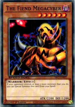 The Fiend Megacyber #SBC1-ENE07 Yugioh Near Mint or Better - Image 1